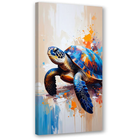 Wandbild Schildkröte Reptilien Meer Ozean 50x100 cm (1/5)