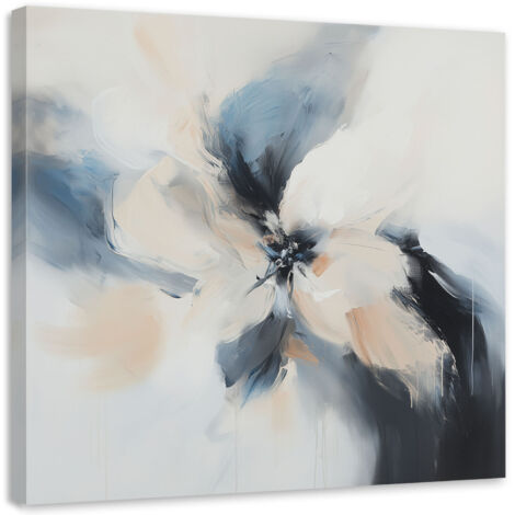 Wandbild Moderne Abstraktion beige blau 30x30 cm