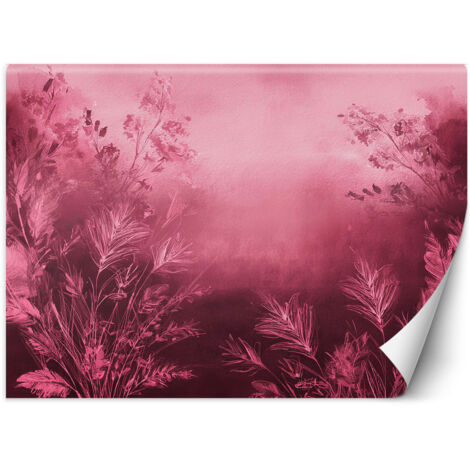 Fototapete Pflanzen Botanik Rosa 450x315 cm (1/5)
