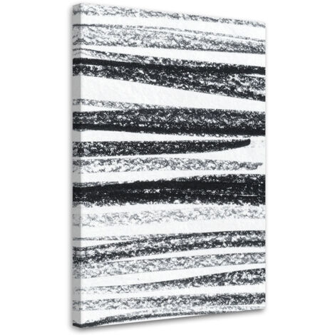 Wandbild Horizontale Linien-Abstraktion 40x60 cm (1/5)