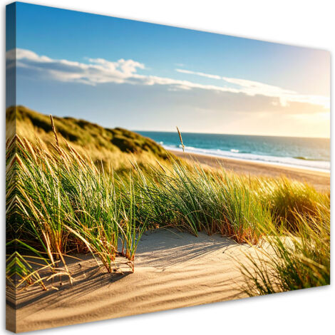 Wandbild Strand Meeresdünen Landschaft 60x40 cm