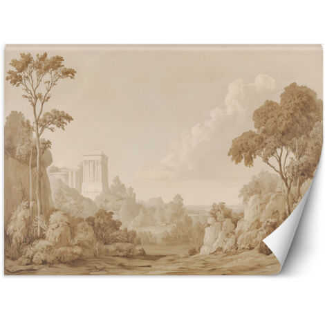 Fototapete Landschaft Sepia Natur 200x140 cm (1/5)