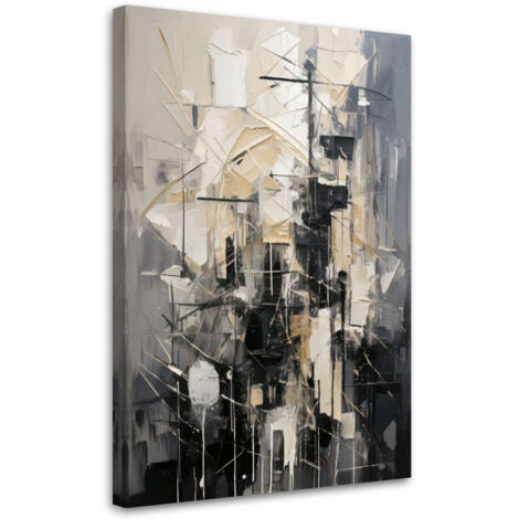 Wandbild modern Abstraktion Stadt Minimalismus 40x60 cm (1/5)