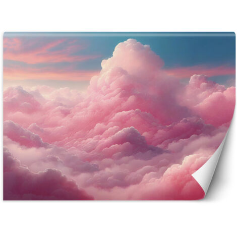 Fototapete Rosa Wolken 100x70 cm (1/5)