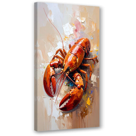 Wandbild Krabbe Essen 40x80 cm (1/5)