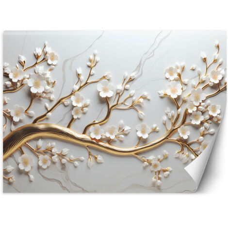 Fototapete Goldener Glamour-Baum 350x245 cm (1/5)