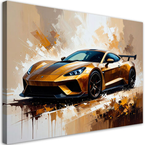 Wandbild Sportwagen 60x40 cm (1/5)