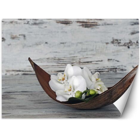 Fototapete, Zen-Spa-Orchidee – 100x70