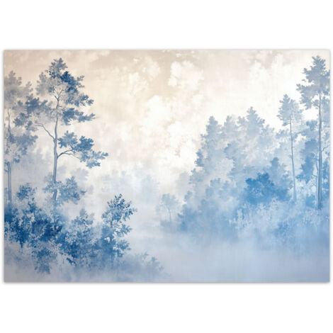 Fototapete Waldnebel Morgen Natur 300x210 cm (1/5)