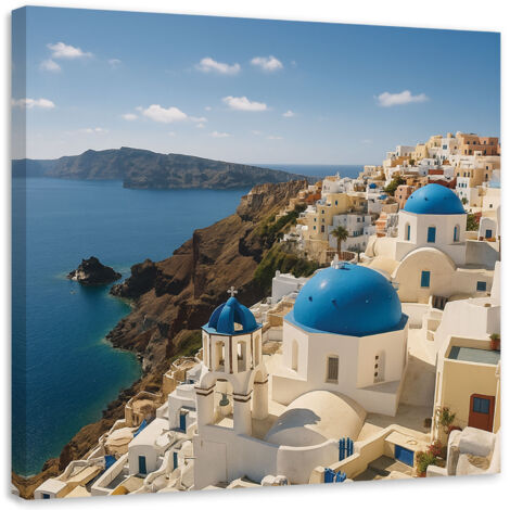 Wandbild Santorini Griechenland Landschaft 60x60 cm