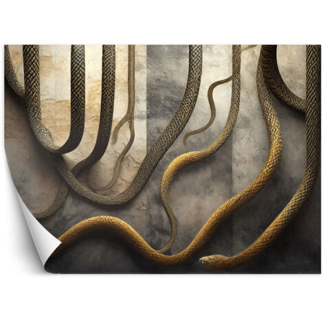Fototapete Gold Schlange Glamour 300x210 cm (1/5)