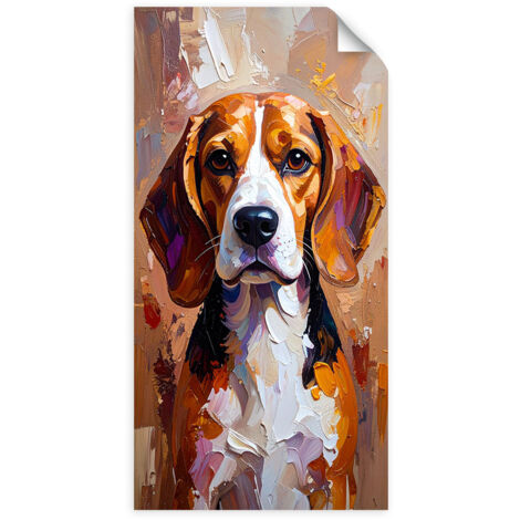Selbstklebendes Poster – Wandsticker Labrador-Hund 60x120 cm (1/3)
