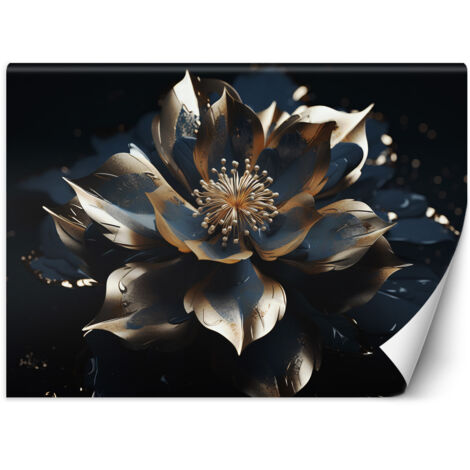 Fototapete Abstrakte Lotosblume Glamour 100x70 cm (1/5)