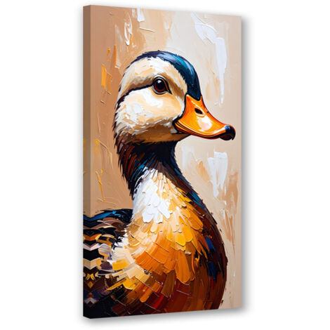 Wandbild Ente Vogel Tier 40x80 cm (1/5)