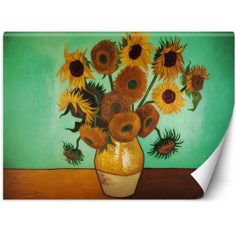Fototapete Sonnenblumen - V. van Gogh 300x210 cm (1/5)
