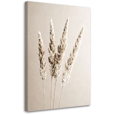 Wandbild Pampasgras Pflanzen beige 70x100 cm (1/5)