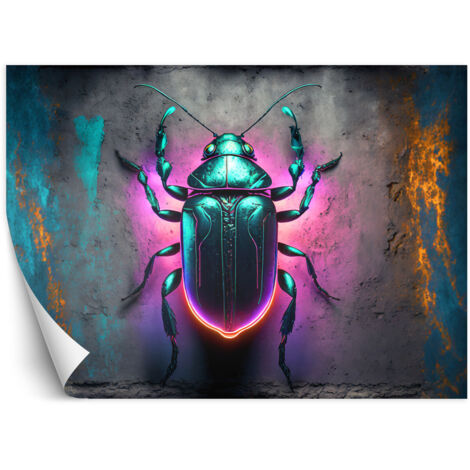 Fototapete Neon Insekten Tiere 150x105 cm (1/5)