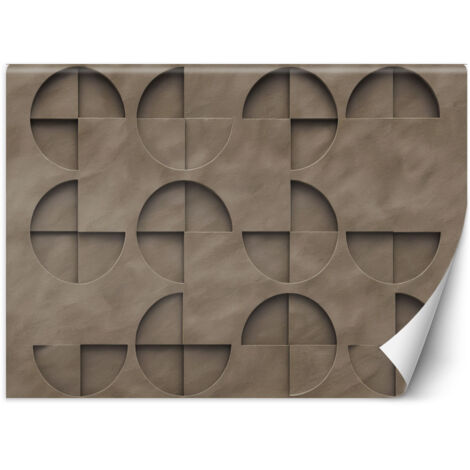 Fototapete Kreise Abstraktion 3D 200x140 cm (1/5)
