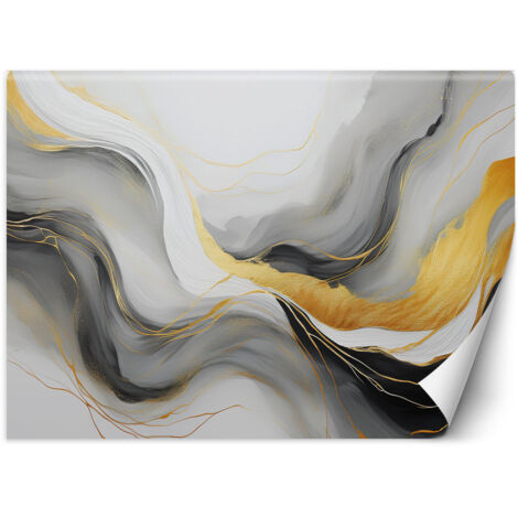 Fototapete Marmor Textur Gold 250x175 cm (1/5)