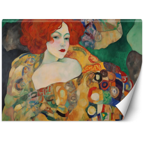 Fototapete Rothaarige Frau - G. Klimt 350x245 cm (1/5)
