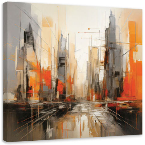 Wandbild Architektur Stadt Abstraktion 30x30 cm (1/5)