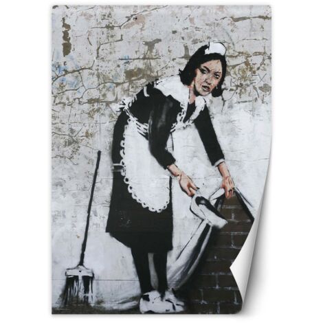 Fototapete Banksy Maid Street Art 150x210 cm (1/5)
