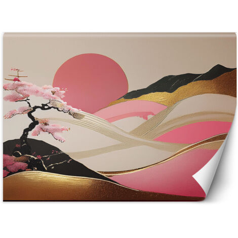 Fototapete Asiatische Landschaft Abstraktion 400x280 cm (1/5)