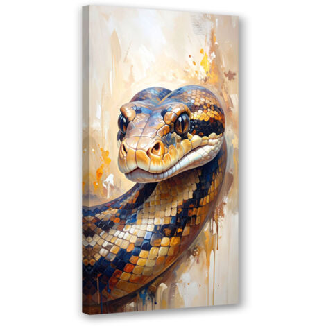 Wandbild Schlangenkopf Tiere Natur 40x80 cm (1/5)