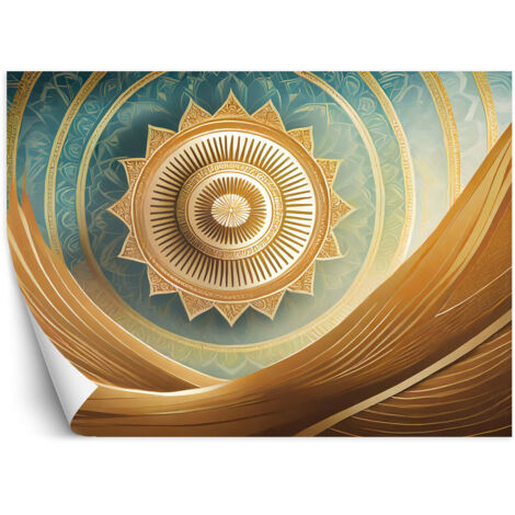 Fototapete Mandala Gold Orientalisch 250x175 cm (1/5)