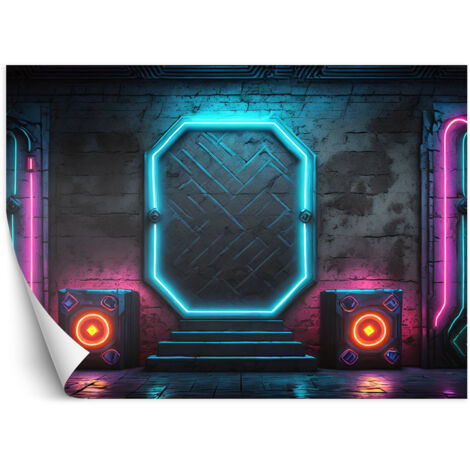 Fototapete Sci Fi Neon Abstraktion 100x70 cm (1/5)