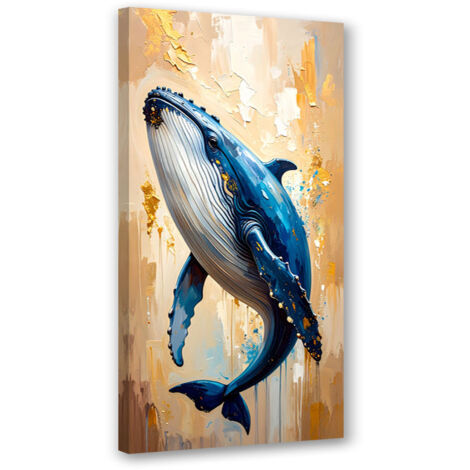 Wandbild Wal Säugetiere Meerestiere 40x80 cm (1/5)