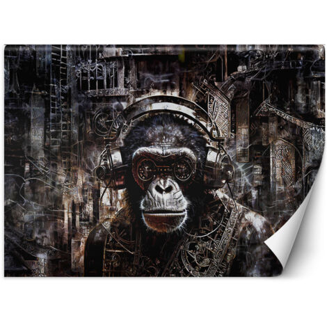 Fototapete Moderner Affe Abstraktion 250x175 cm (1/5)