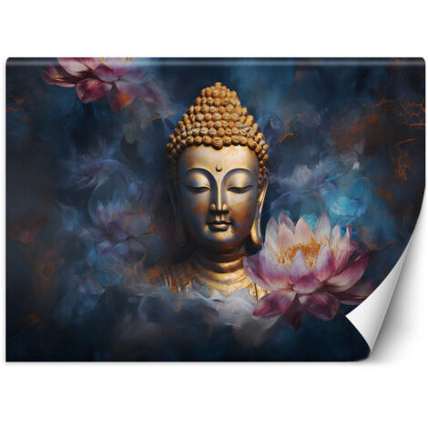 Fototapete Buddha und Zen-Blumen 450x315 cm (1/5)