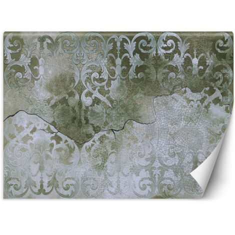 Fototapete Grünes Ornament im Vintage-Stil 100x70 cm (1/5)