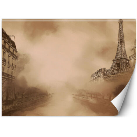 Fototapete Paris Stadt Vintage 200x140 cm (1/5)