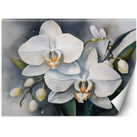 Fototapete Orchideenblüte Abstrakt 250x175 cm (1/5)