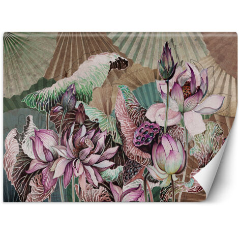 Fototapete Lotus Blumen Pflanzen Natur 100x70 cm (1/5)