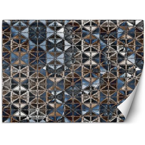 Fototapete Blaue Mosaik Glasfliesen 368x254 cm (1/5)