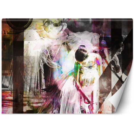 Fototapete Ballerinas Abstrakt Vintage 250x175 cm (1/5)