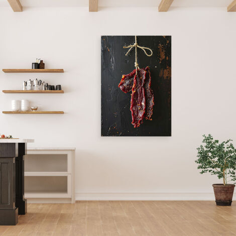 Wandbild Getrocknetes Fleisch 40x60 (1/4)