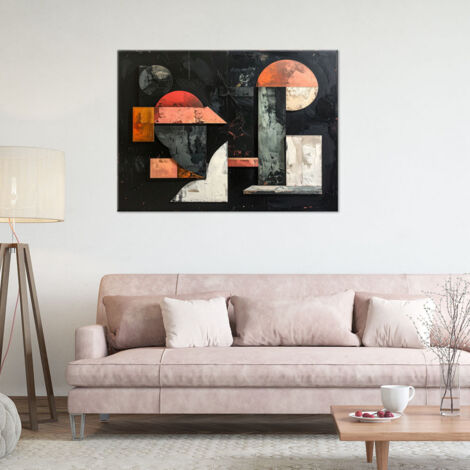 Wandbild Abstrakte Formen Geometrie 90x60 (1/4)