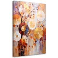 Wandbild für das Schlafzimmer Wohnzimmer Moderne Abstraktion Kreise 40x60 cm