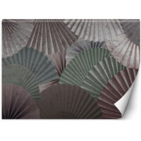 Fototapete Japanischer Fan Abstrakt 200x140 cm