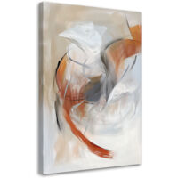 Wandbild Moderne Abstraktion Pastellbeige 70x100 cm