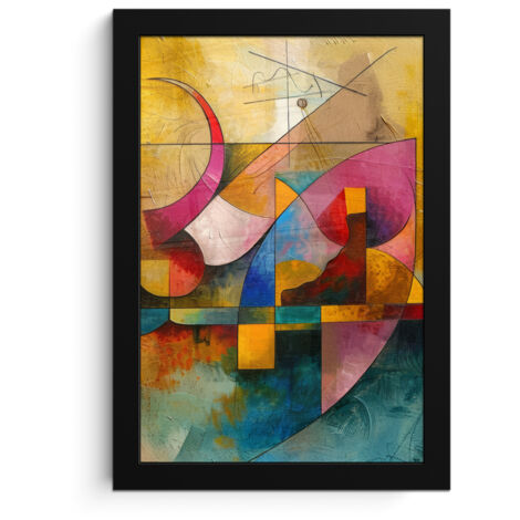 PÓSTER ENMARCADO Arte - Abstracto - Moderno Cuadros 20x30