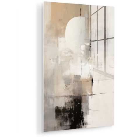 CUADRO DE METACRILATO Abstracto - Arte - Gris Decoracion Pared Salon 40x60