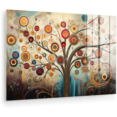 CUADRO DE METACRILATO Árbol - Árbol de la vida - Color Pinturas 60x40