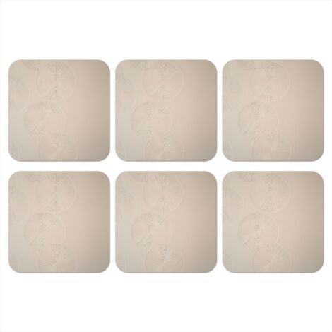 POSAVASOS Japandi - Beige - Moderno Set de 6 10x10 (1/5)