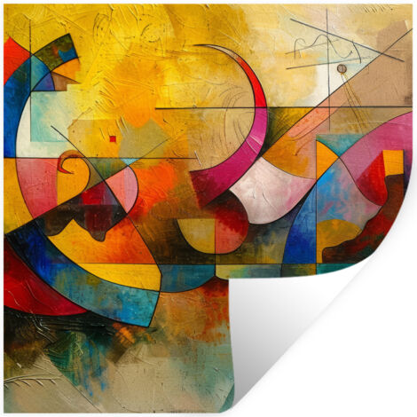 ADHESIVO DE PARED Arte - Abstracto - Moderno 50x50