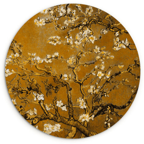 EL CUADRO Almendro en flor - Arte - Van Gogh - Oro Pared Decoracion Grande 150x150